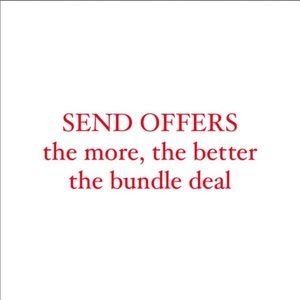 Send offers& bundles I will offer the best deal😊